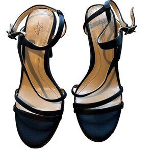 Vince Camuto Imagine Black Side Jeweled Strappy Heels Size 7.5 Chic & Sophistica
